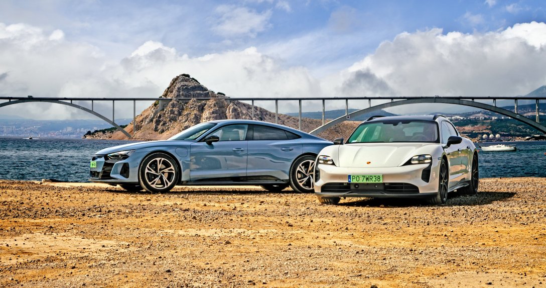 Audi e-tron GT i Porsche Taycan GTS