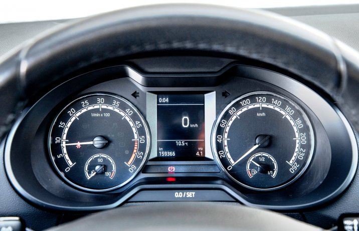 Skoda Octavia III Combi 1.6 TDI – wskaźniki