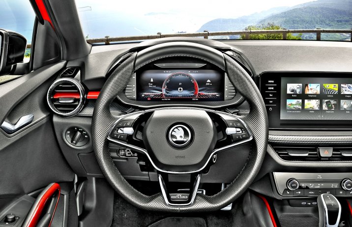 Skoda Fabia Monte Carlo – kierownica