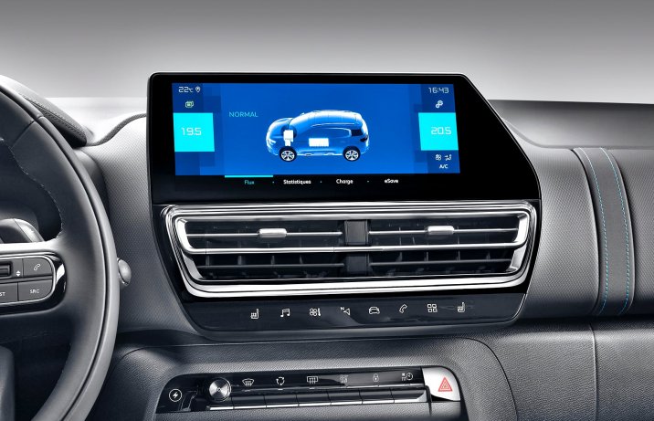 Citroën C5 Aircross – deska rozdzielcza, ekran centralny