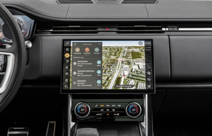 Range Rover - nawigacja