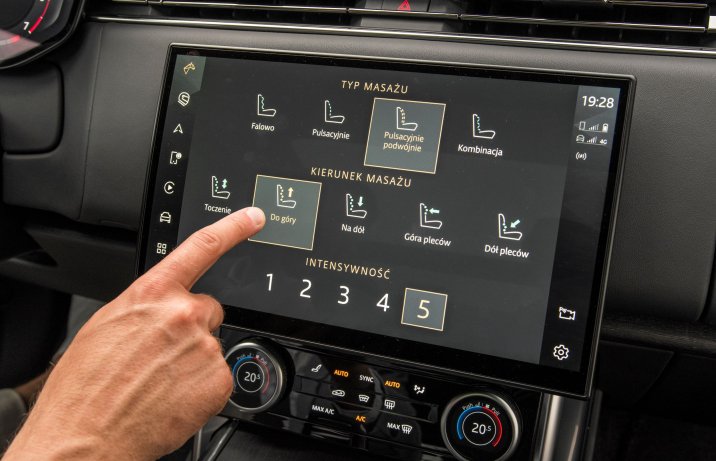 Range Rover - masaż