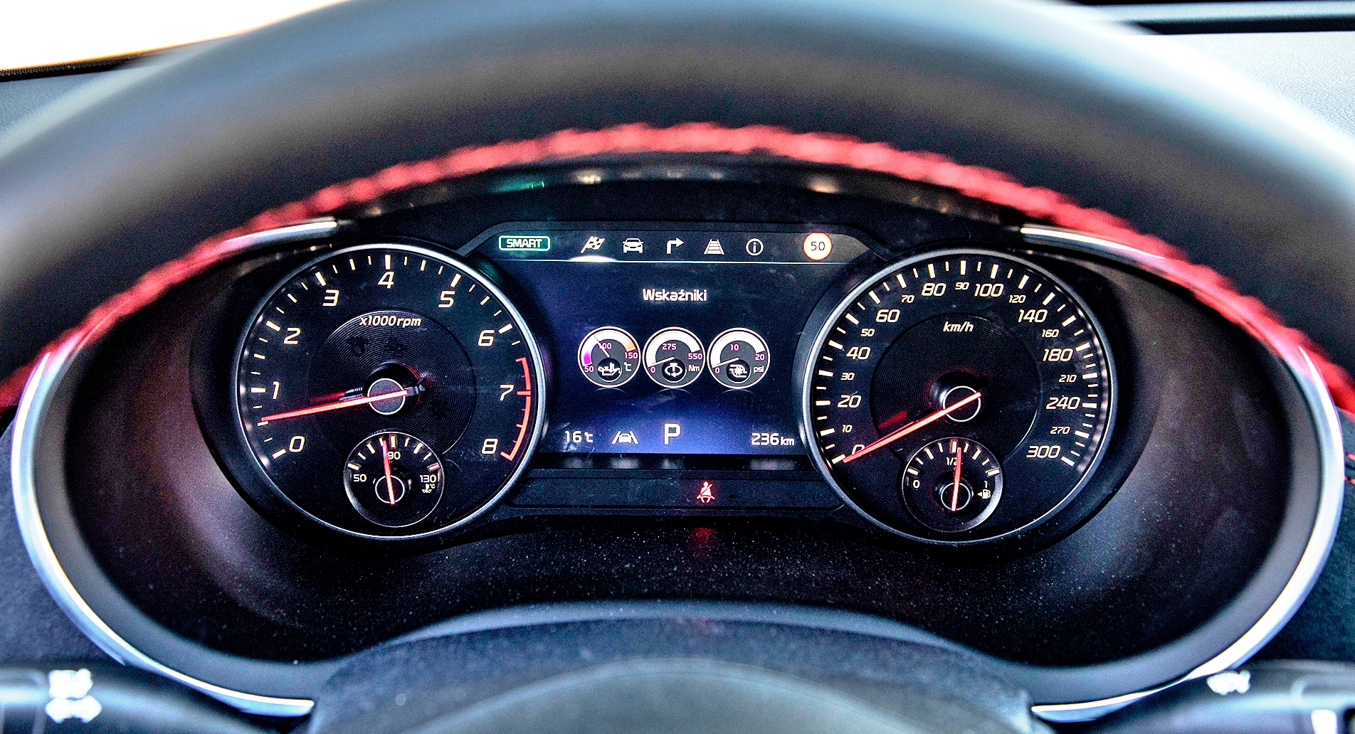 Kia Stinger 3.3 V6 T-GDI 8AT AWD GT – wskaźniki