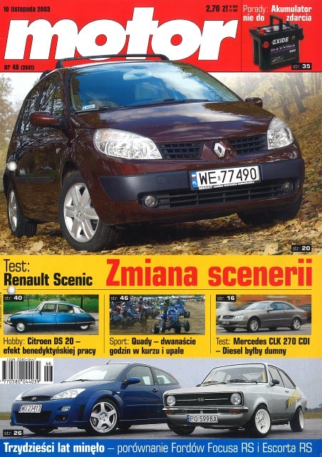 Motor nr 48 z 10 listopada 2003 roku okładka