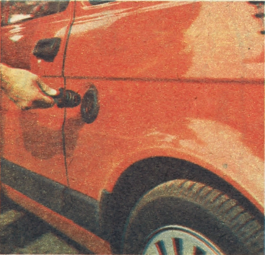 Polski Fiat 126 BIS korek wlewu paliwa