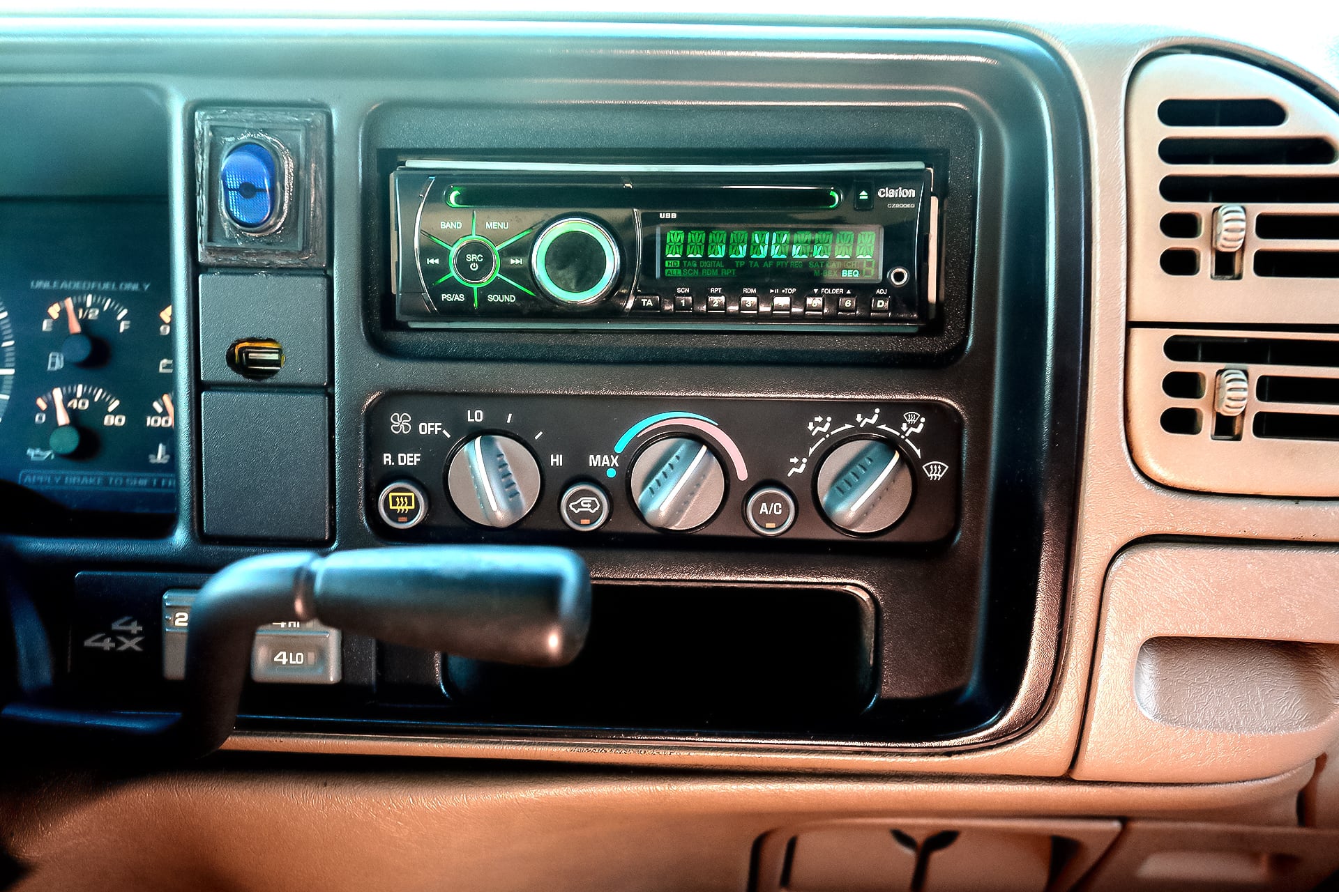 GMC Yukon – sterowanie klimatyzacją