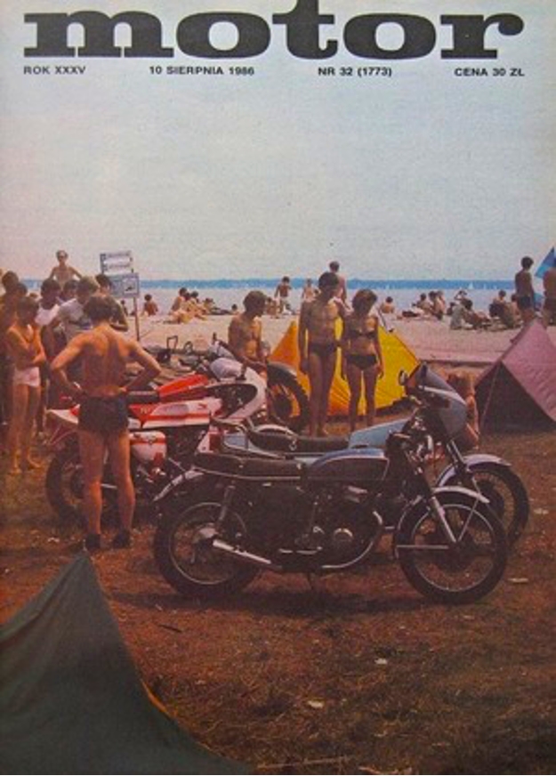 Motor numer 32 z 10 sierpnia 1986 roku okładka