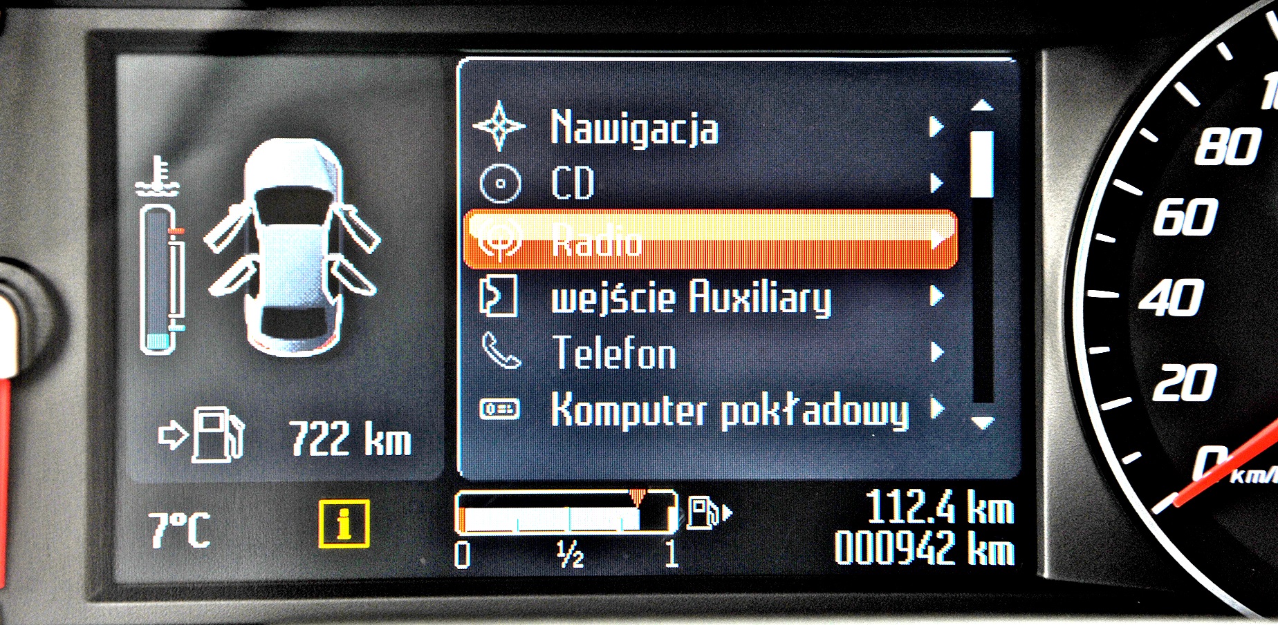 ford mondeo wyswietlacz