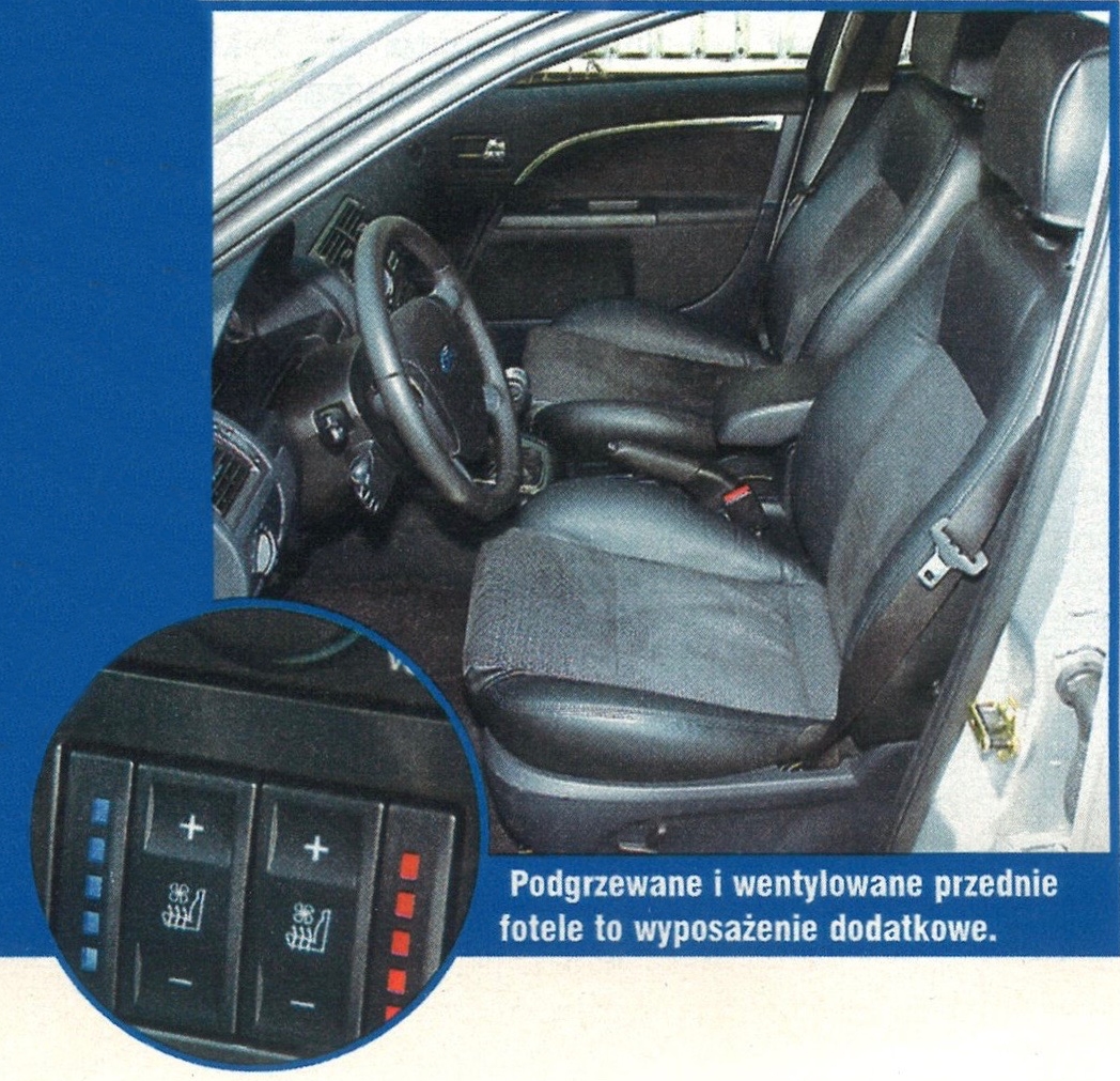 Ford Mondeo 3.0 V6 – fotele, ogrzewanie i wentylacja