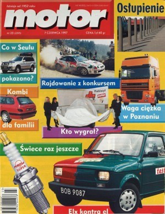 Motor nr 23 z 7 czerwca 1997 roku okładka
