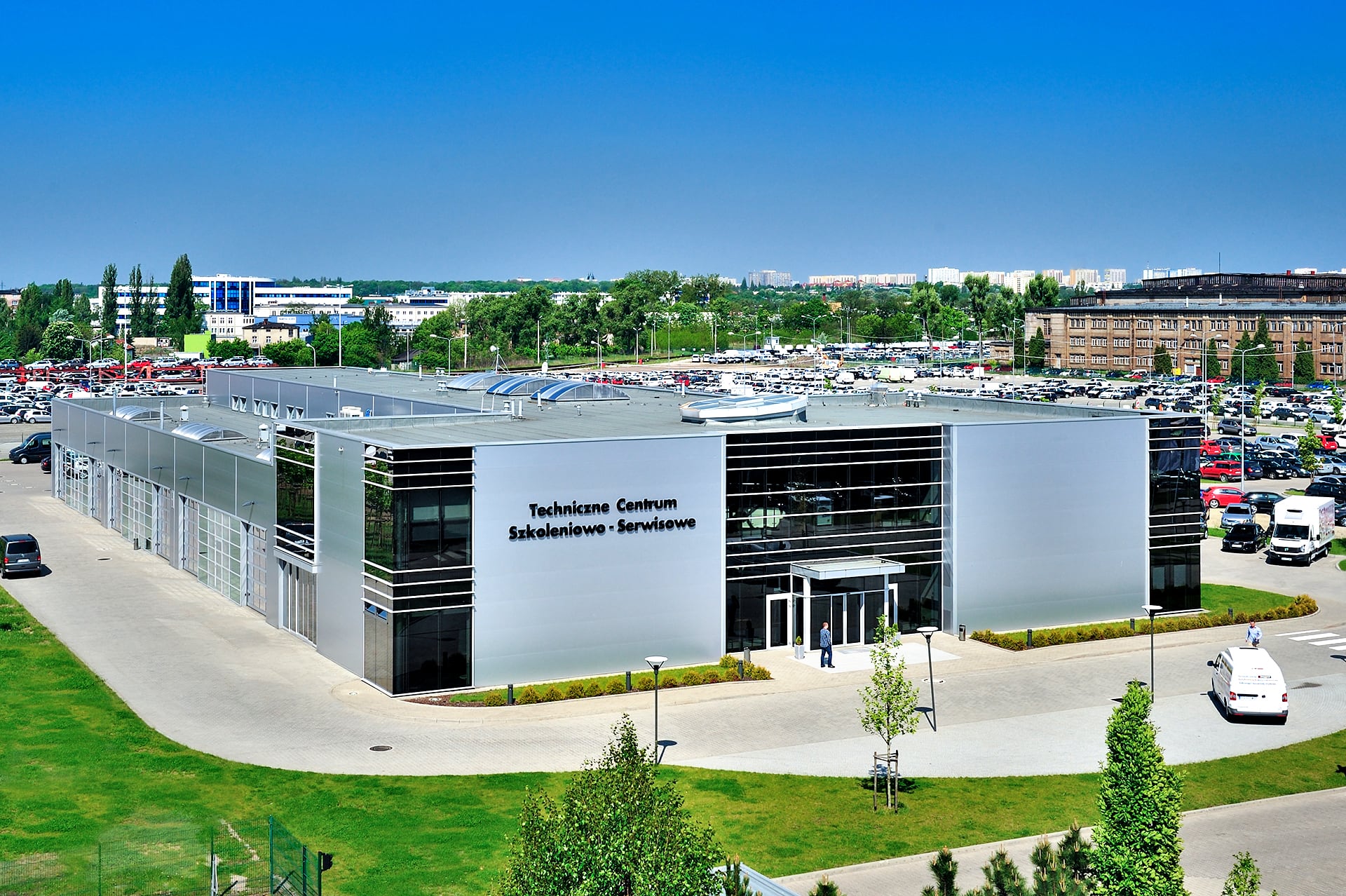 budynek Technicznego Centrum Szkoleniowo-Serwisowego Volkswagena