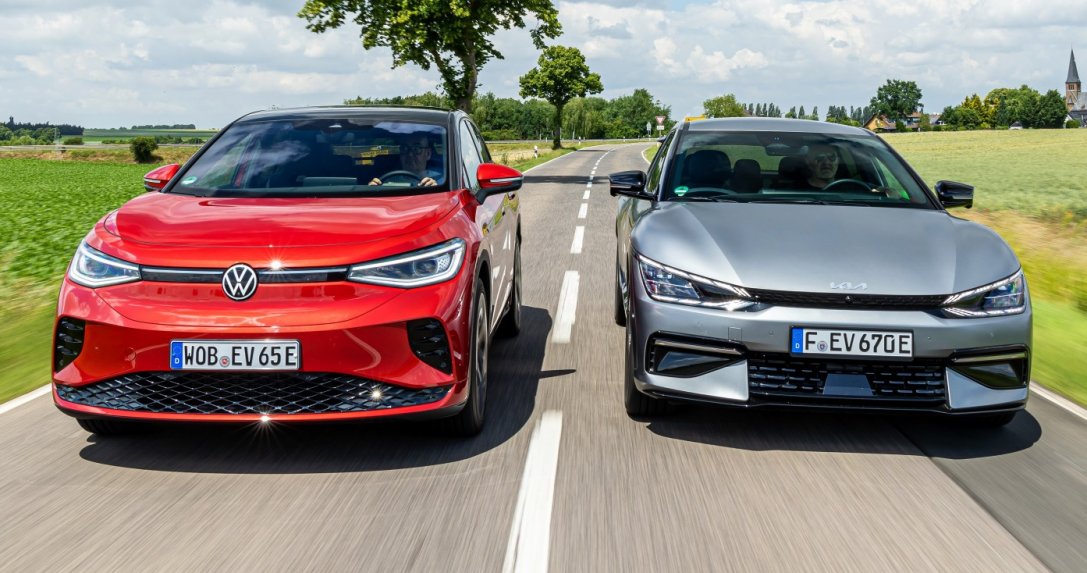 Kia EV6 77,4 kWh AWD kontra Volkswagen ID.5 GTX – porównanie