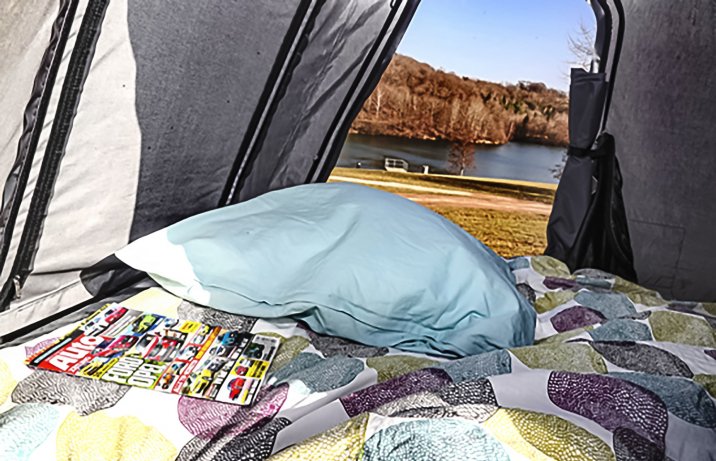 Namiot dachowy – okno