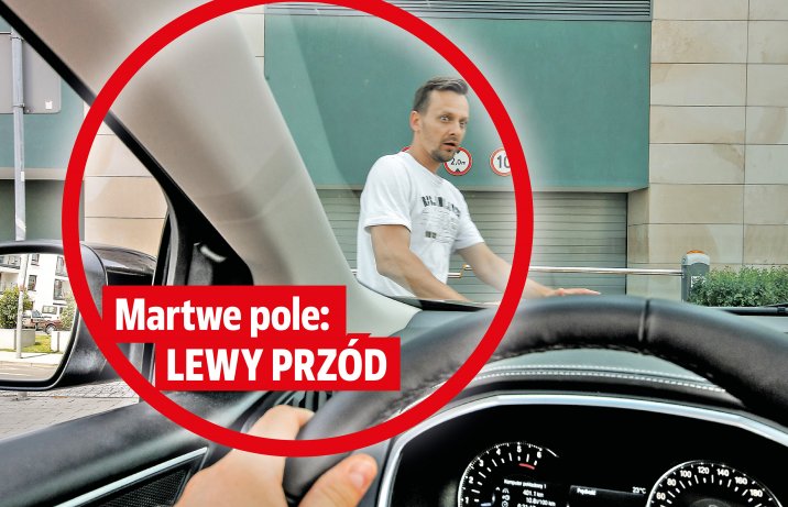 martwe pole lewy przód