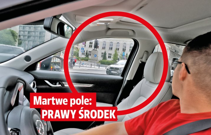 martwe pole prawy środek