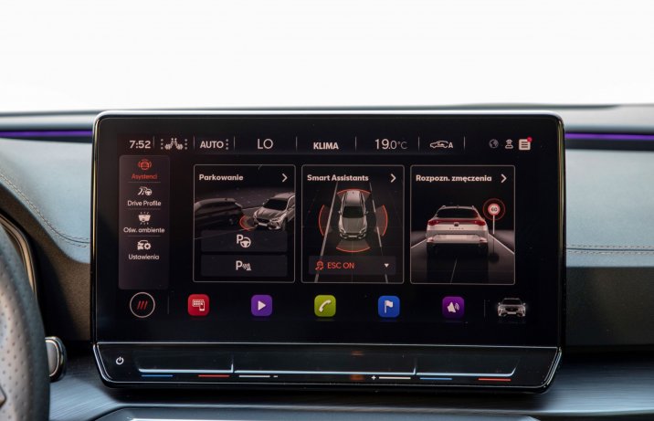 Cupra Formentor VZ5 - ekran