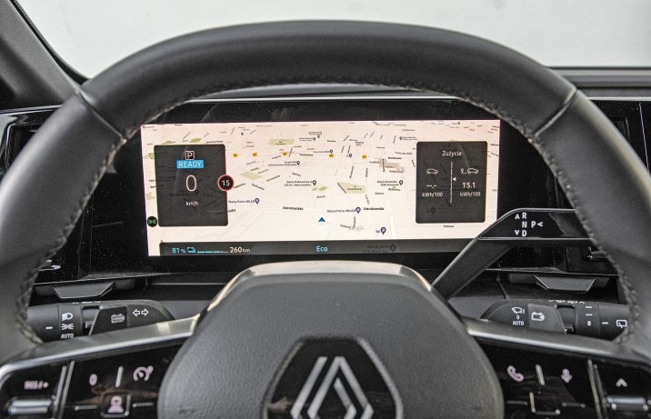 Renault Megane E-Tech EV60 – zegary