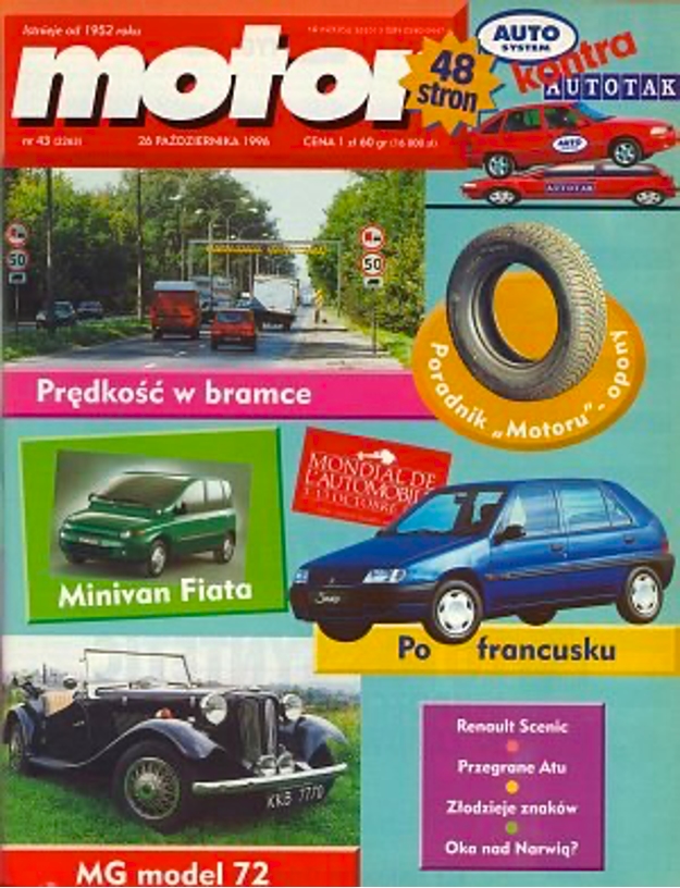 Motor nr 43 z 26 października 1996 roku