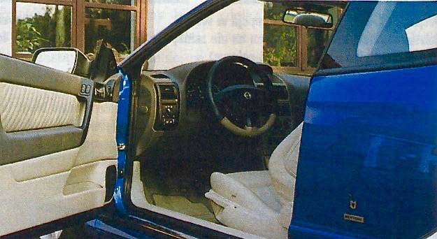 Opel Astra Coupe Turbo – deska rozdzielcza