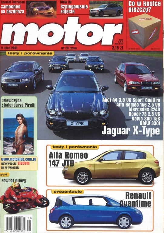 Motor nr 29 z 21 lipca 2001 roku okladka
