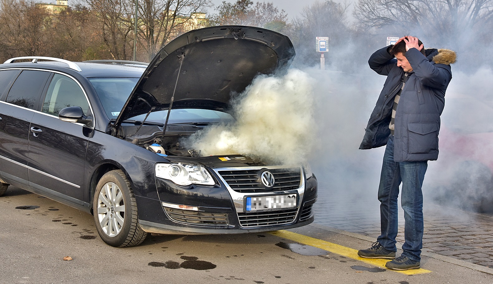 powazna usterka silnika
