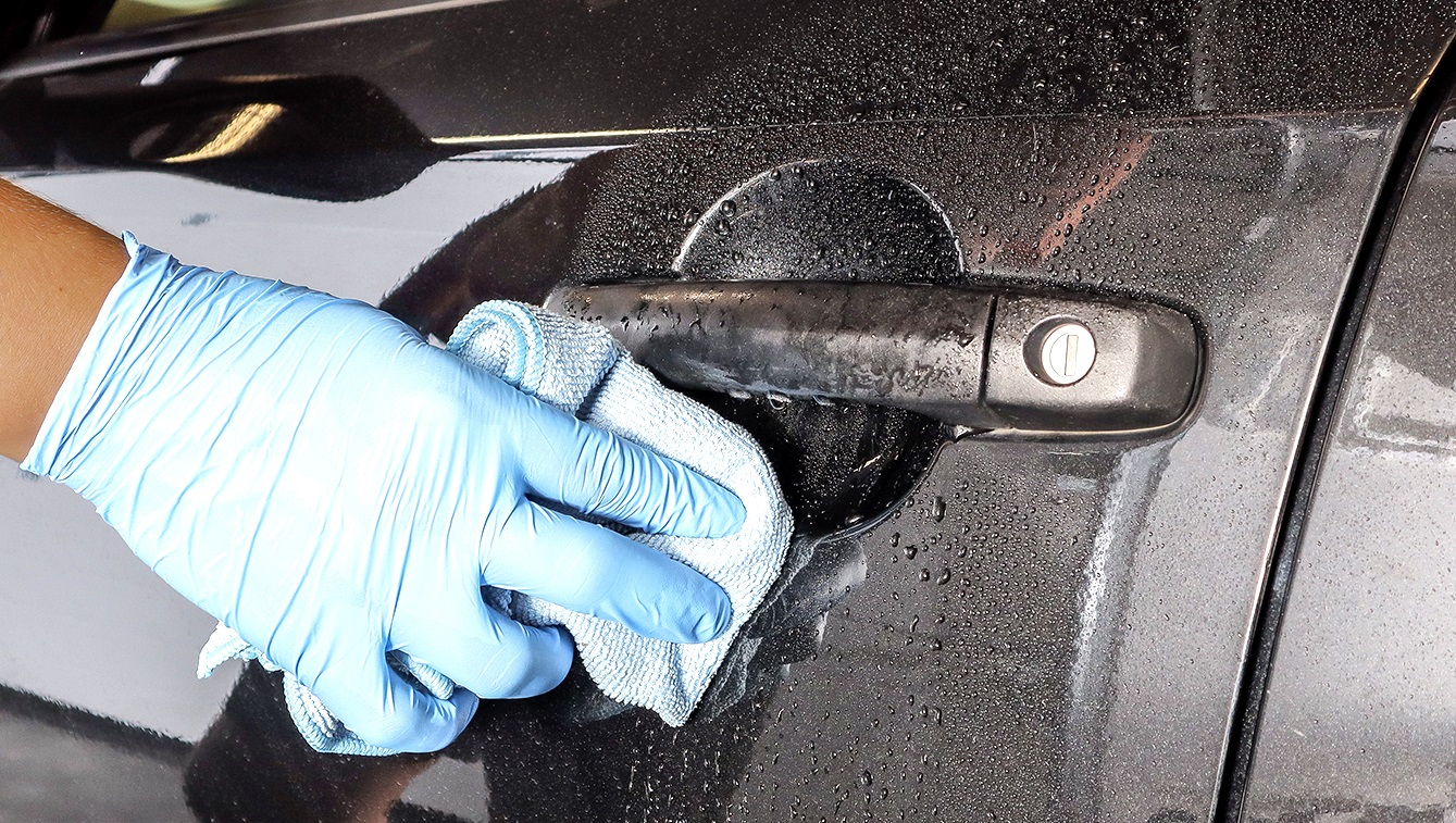 ochrona wnek klamek mycie