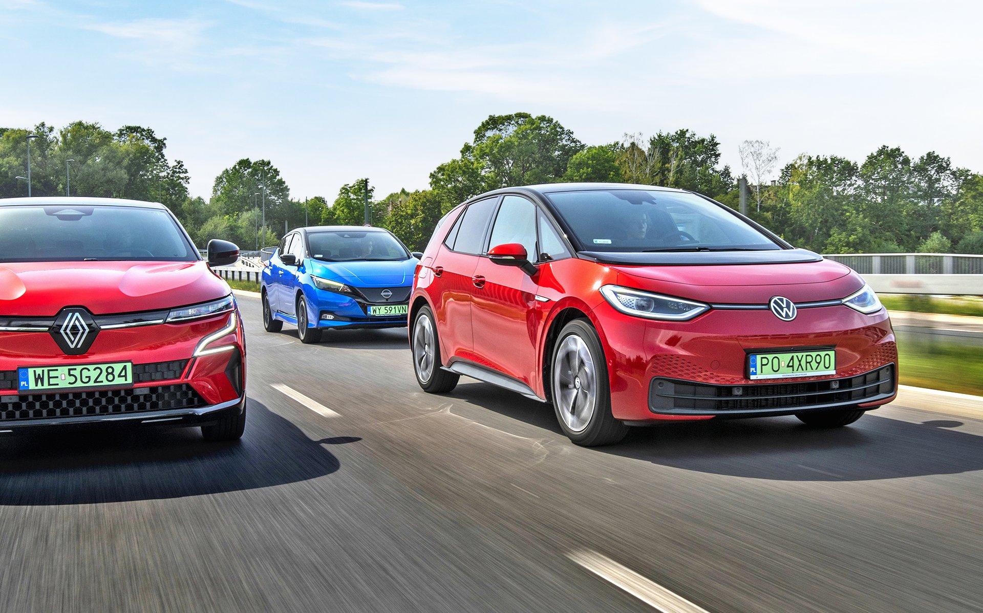 nissan_leaf_renault_megane_e-tech_volkswagen_id.3_test_porównanie_2022_przód