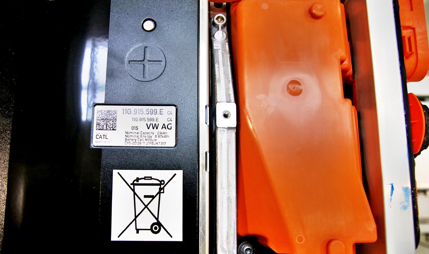 akumulatory aut elektrycznych naklejka