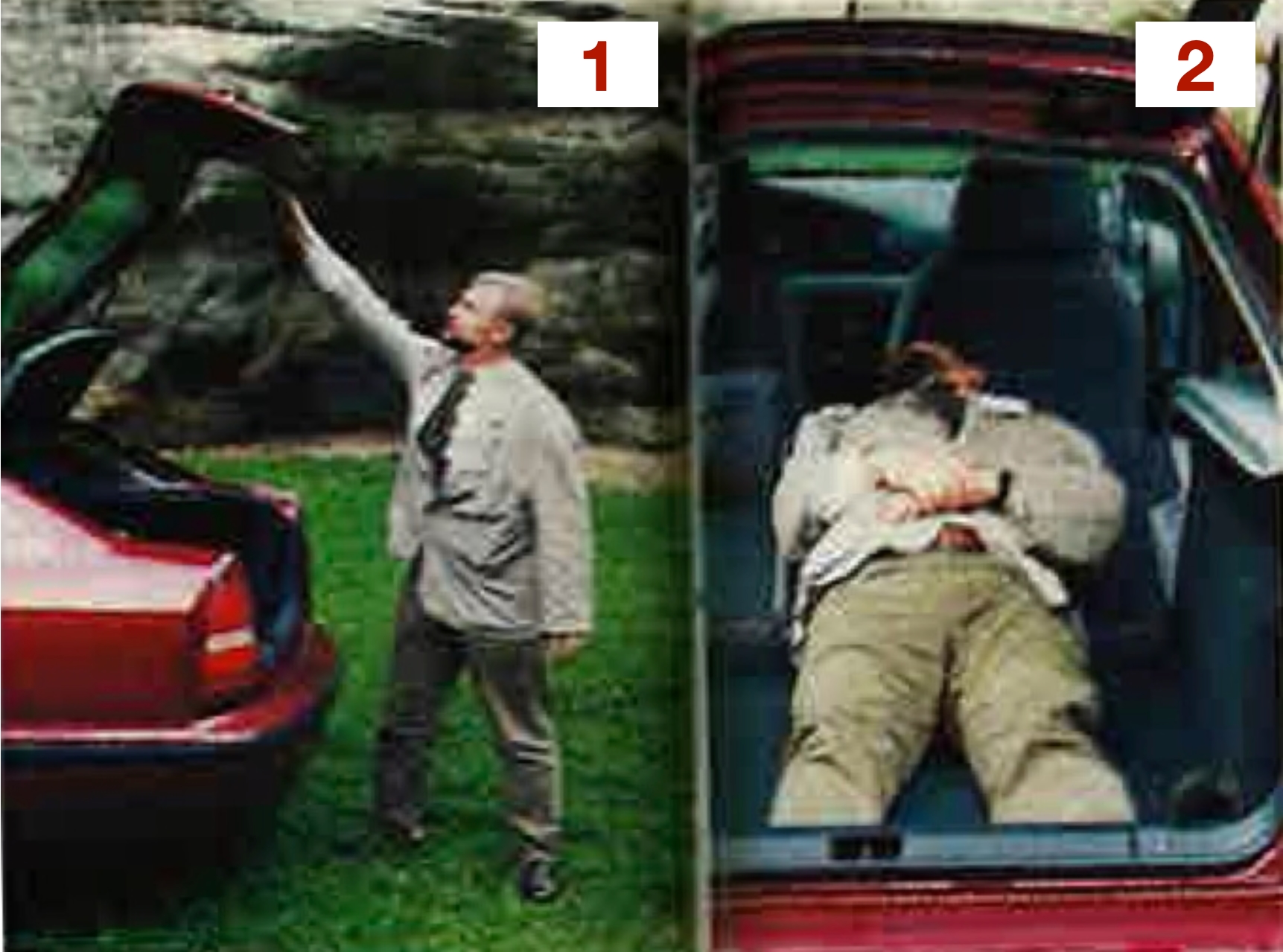 Skoda Octavia – tył z otwartym bagażnikiem