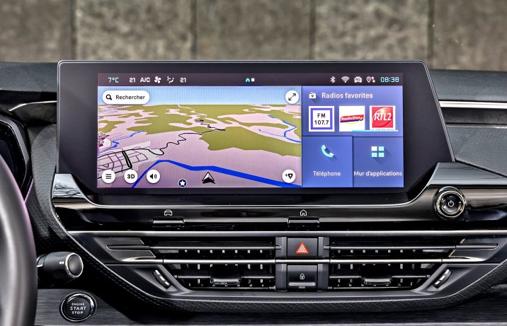 Citroën C5 X – ekran centralny