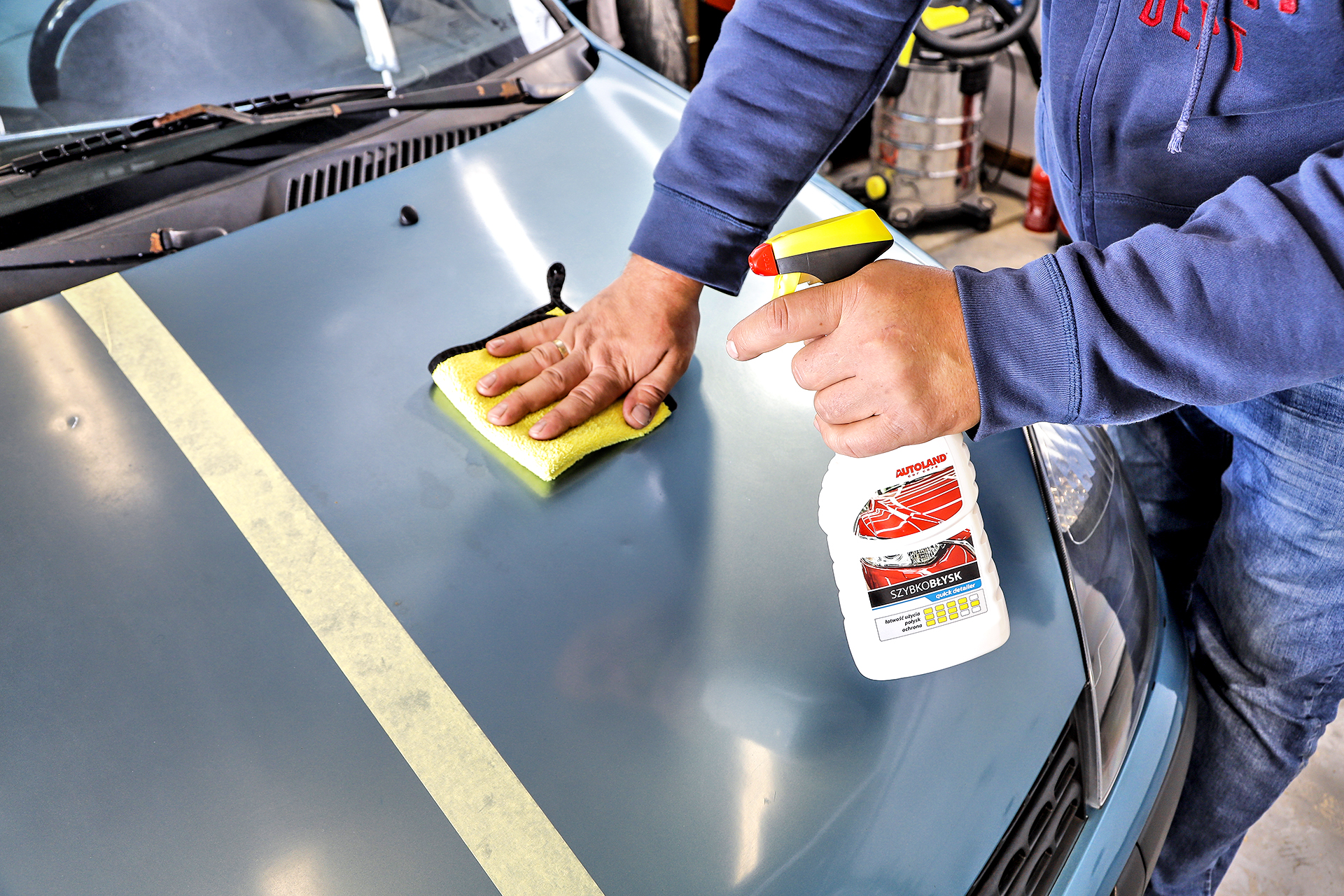 test preparat szybkoblysk naniesienie