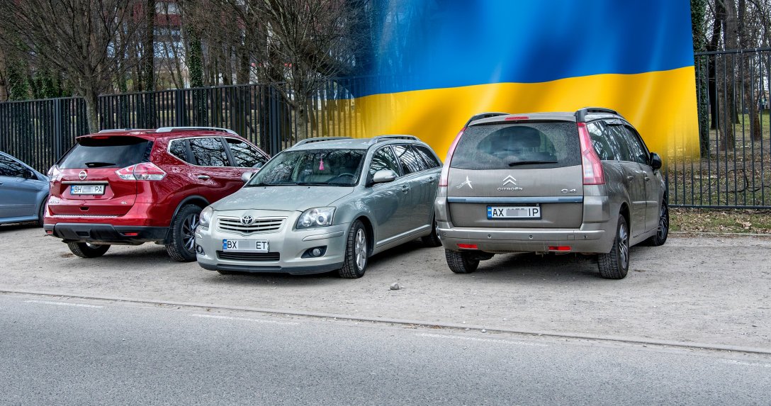 Auta na ukraińskich numerach rejestracyjnych