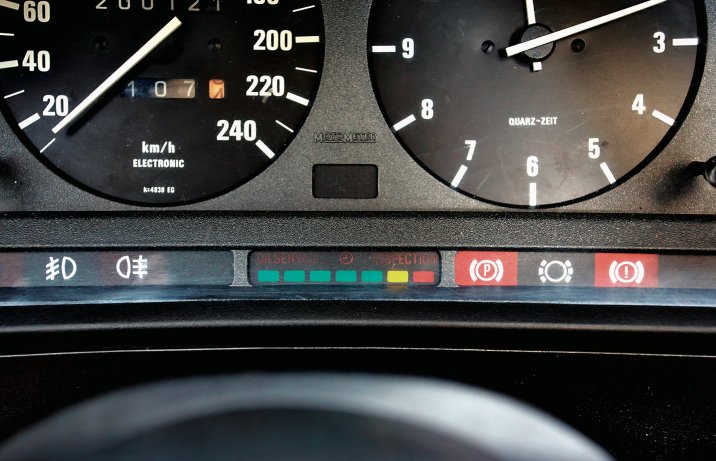 BMW serii 3 E30 – wskaźniki