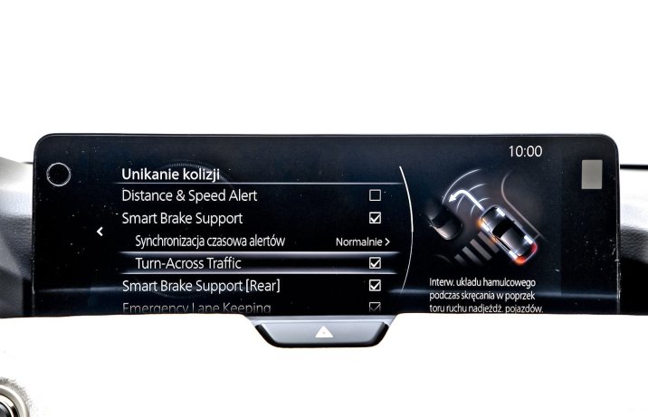 Mazda CX-60 2.5 e-Skyactiv PHEV 8AT AWD – systemy wspomagające aktywne bezpieczeństwo