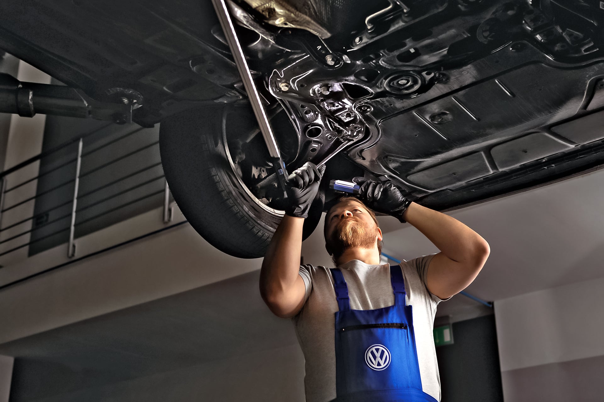 kontrola zawieszenia przez mechanika