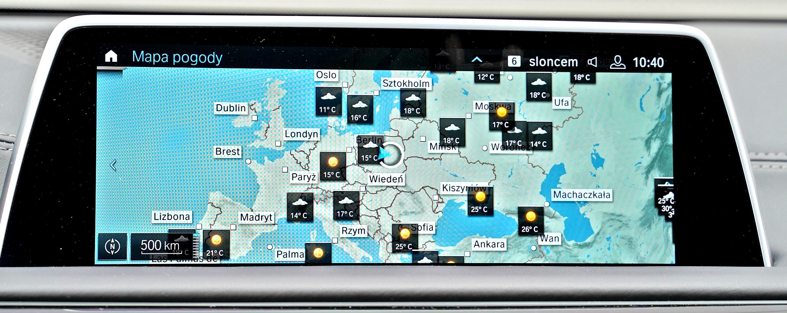 nawigacje samochodowe_info pogodowe