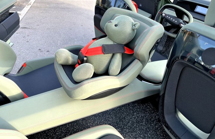 Skoda Vision 7S – fotelik dla dziecka
