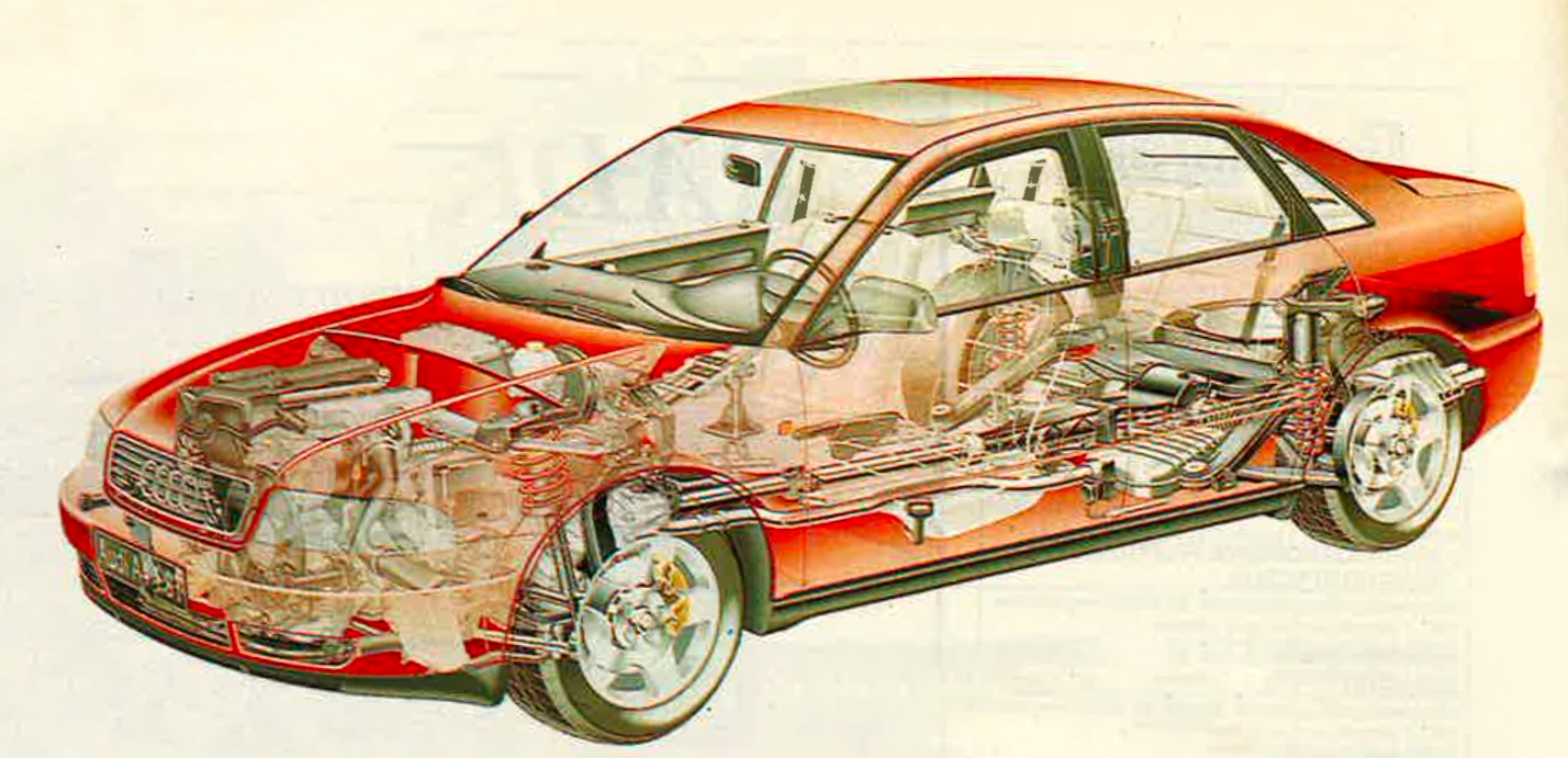 Audi A4 B5 przekroj