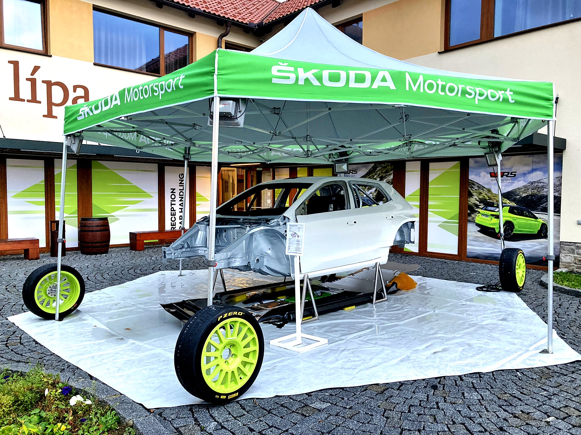 Skoda Fabia RS Rally 2 nadwozie