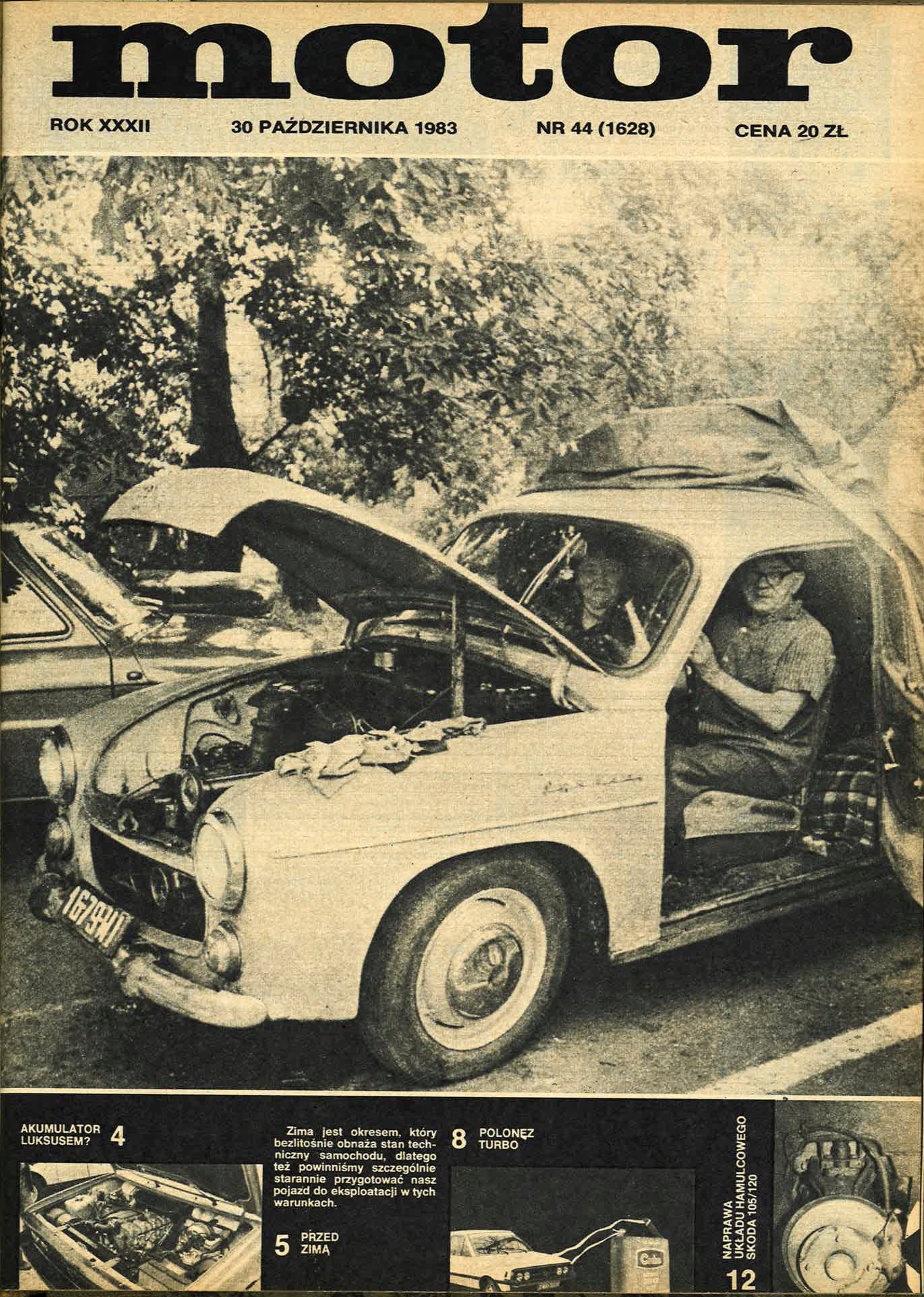 Motor numer 44 z 30 pazdziernika 1983 roku okladka