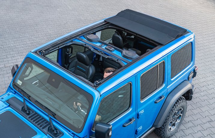 Jeep Wrangler – Mopar Sunrider Fliptop – dach odsunięty