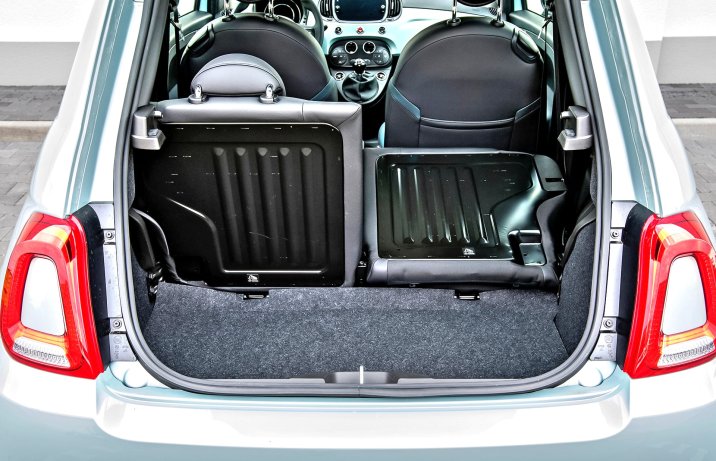 Fiat 500 Hybrid – bagażnik