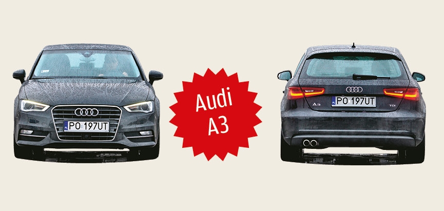 Audi A3 III 8V przód i tył