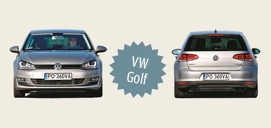 Volkswagen Golf przód i tył