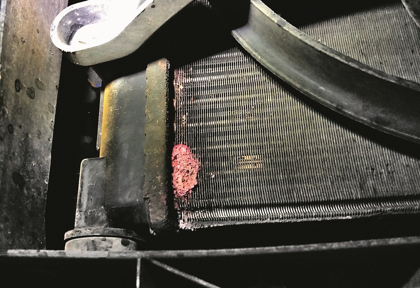 wyciek plynu chlodzacego