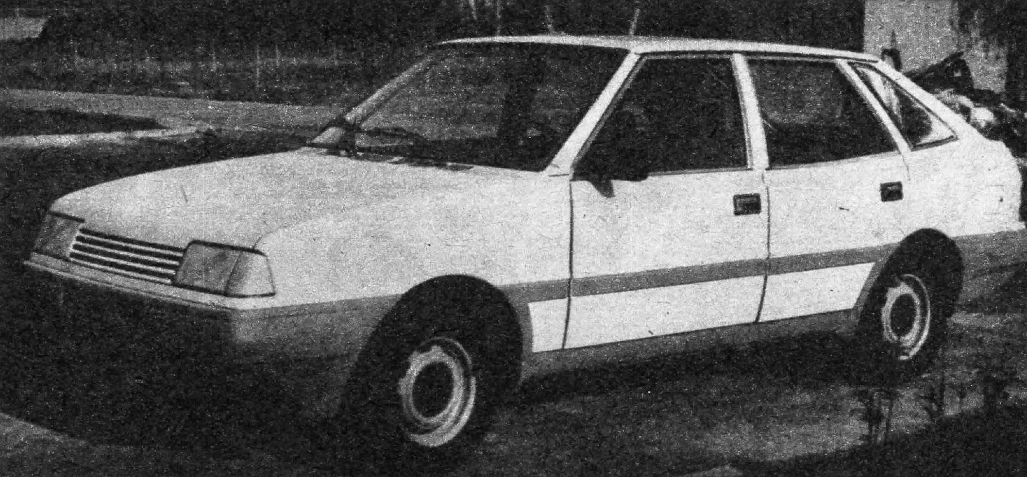 Polonez projekt zmian prototyp – przód i bok