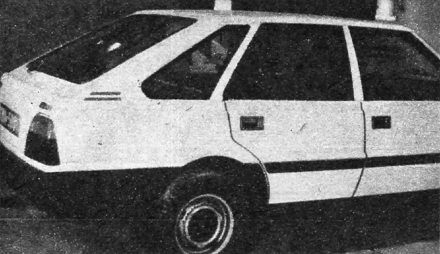 Polonez projekt zmian prototyp – tył 