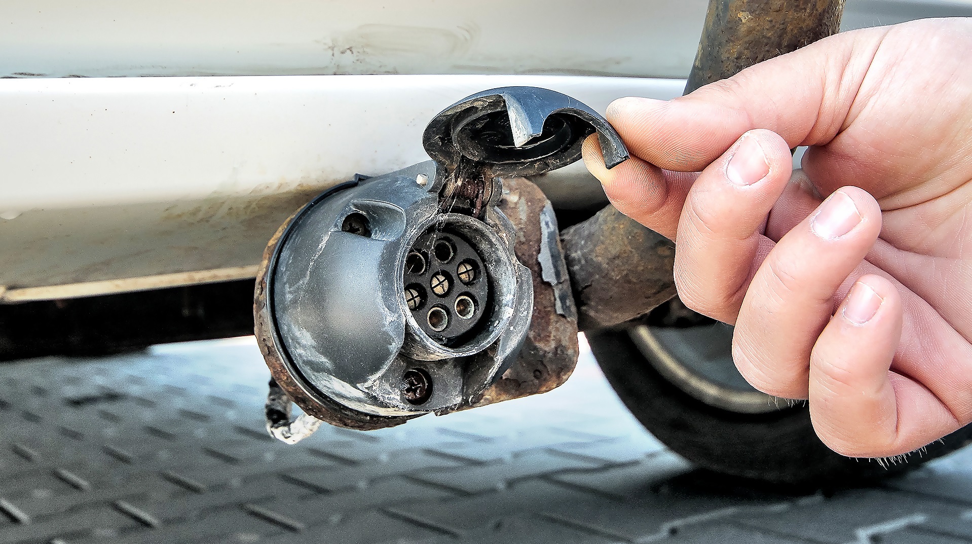 zlacze elektryczne do haka