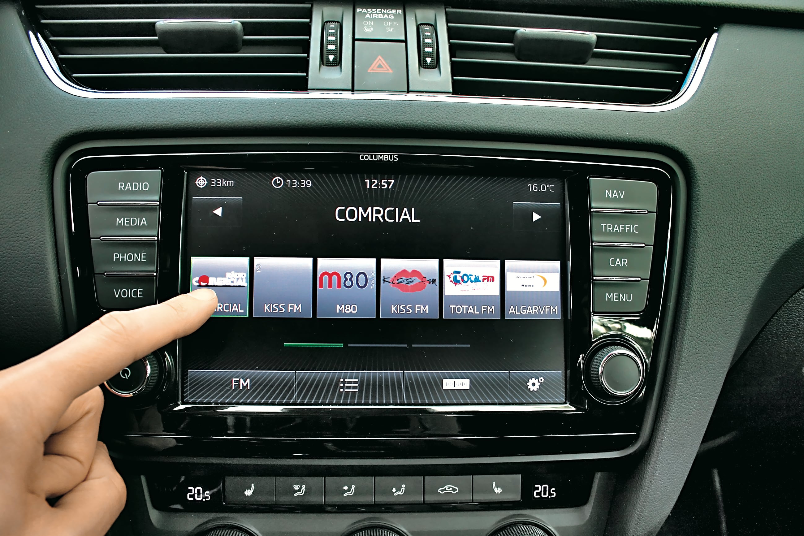 Skoda Octavia III multimedia stacje radiowe