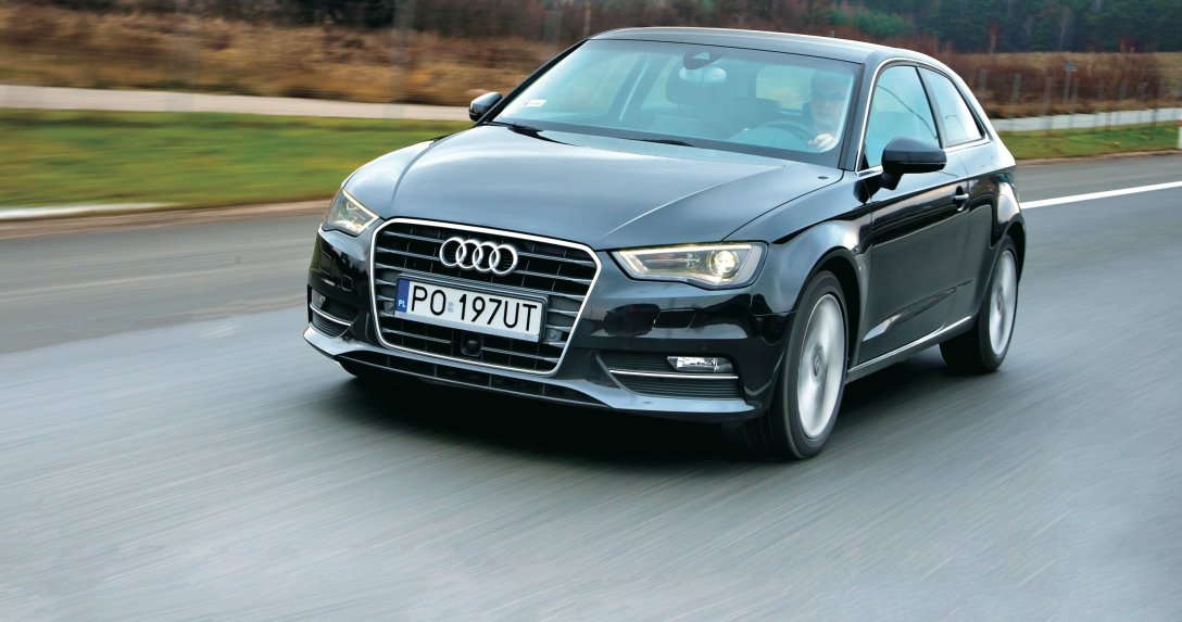 Audi A3 III 2.0 TDI - przód w ruchu